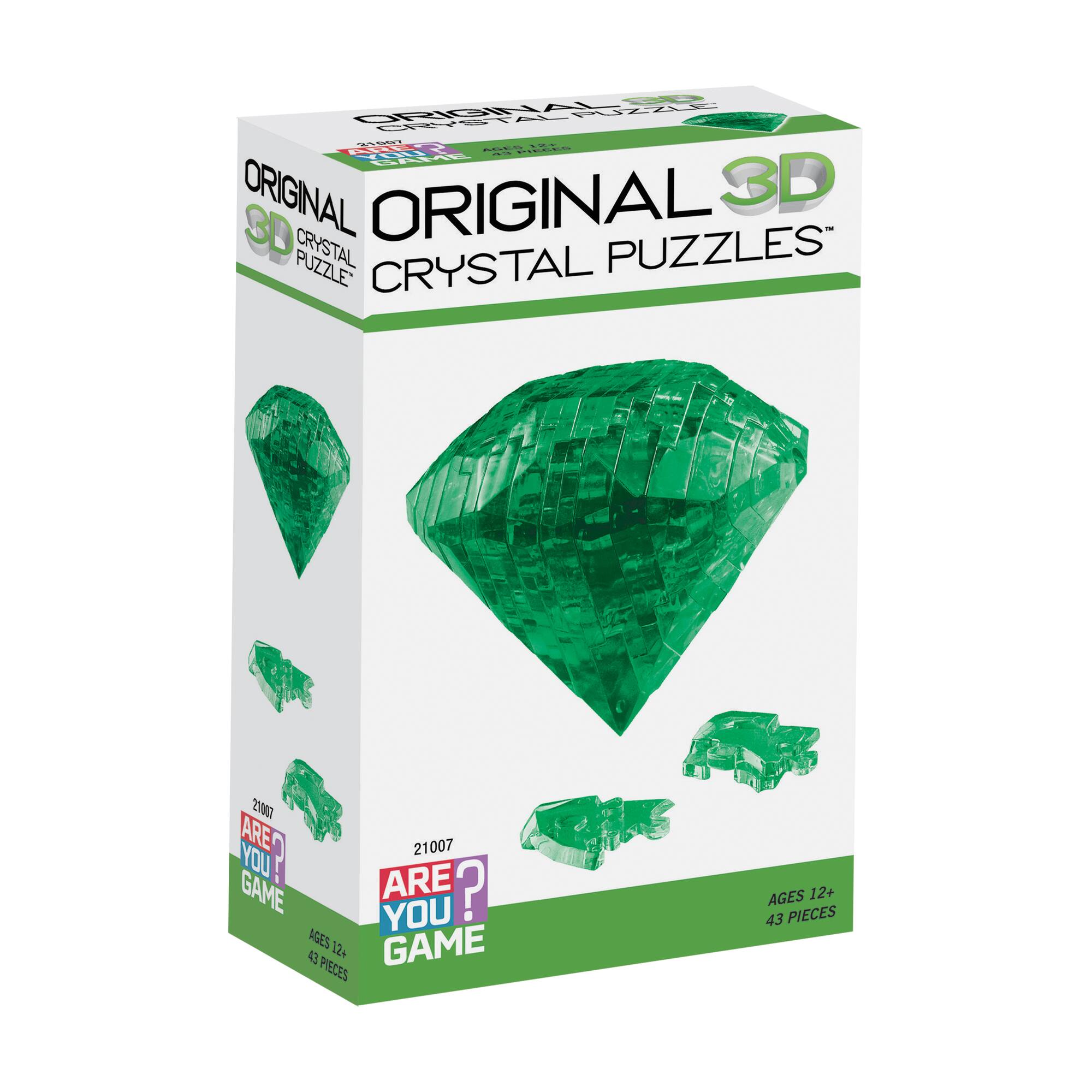Original 3D Crystal Puzzle™ Emerald 43 Piece Puzzle